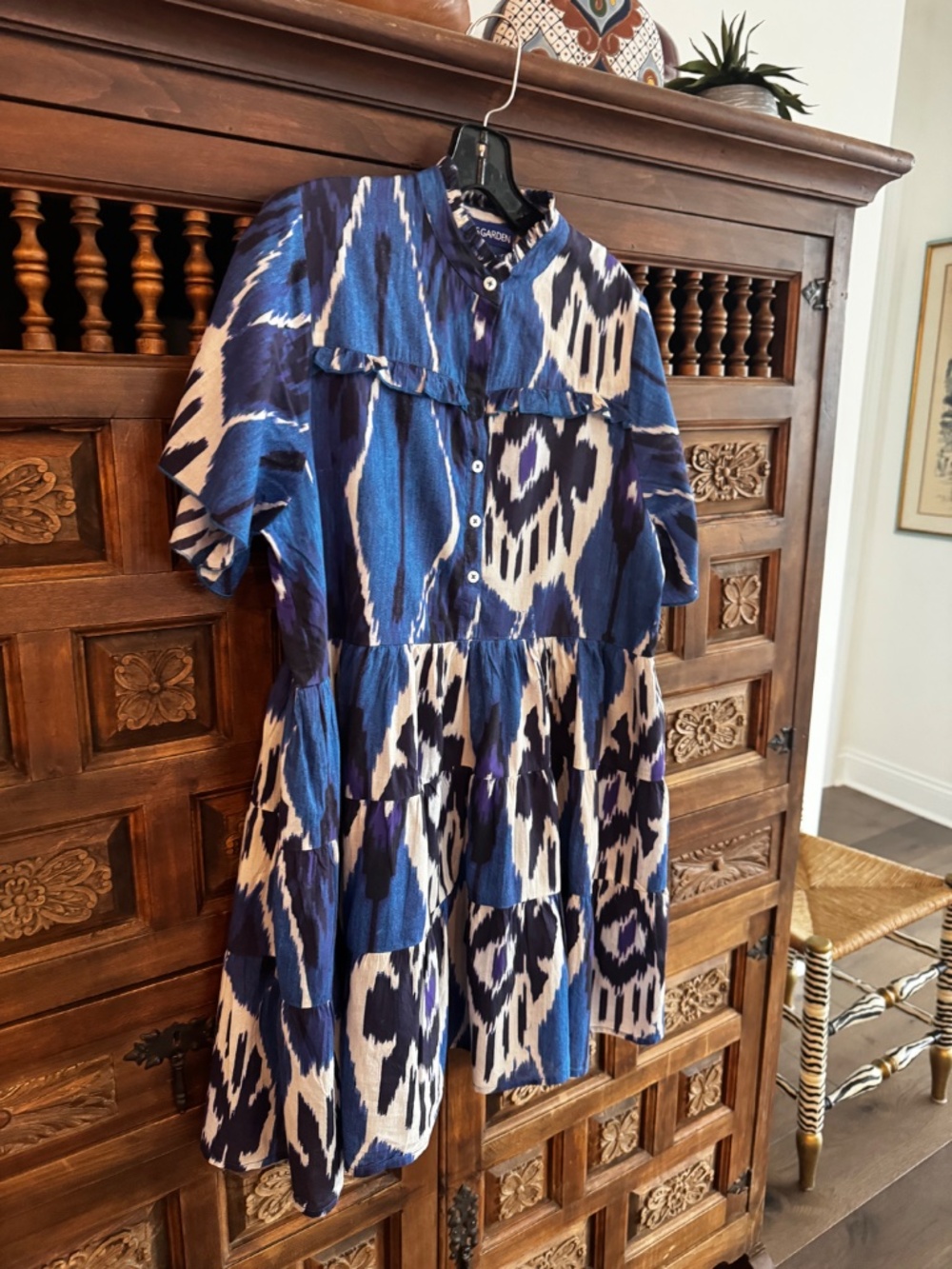 Ro's Garden Vibeka Printed Dress Size Medium